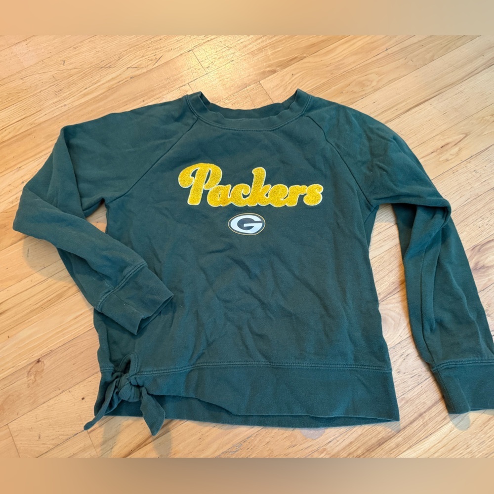 Girls Green Bay packers 10-12 sweater